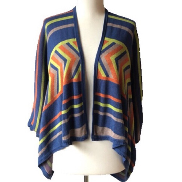 Flying Tomato Sweaters - Flying Tomato Colorful  Boho Tribal Kimono Sweater